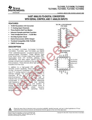 TLC1542IN datasheet  